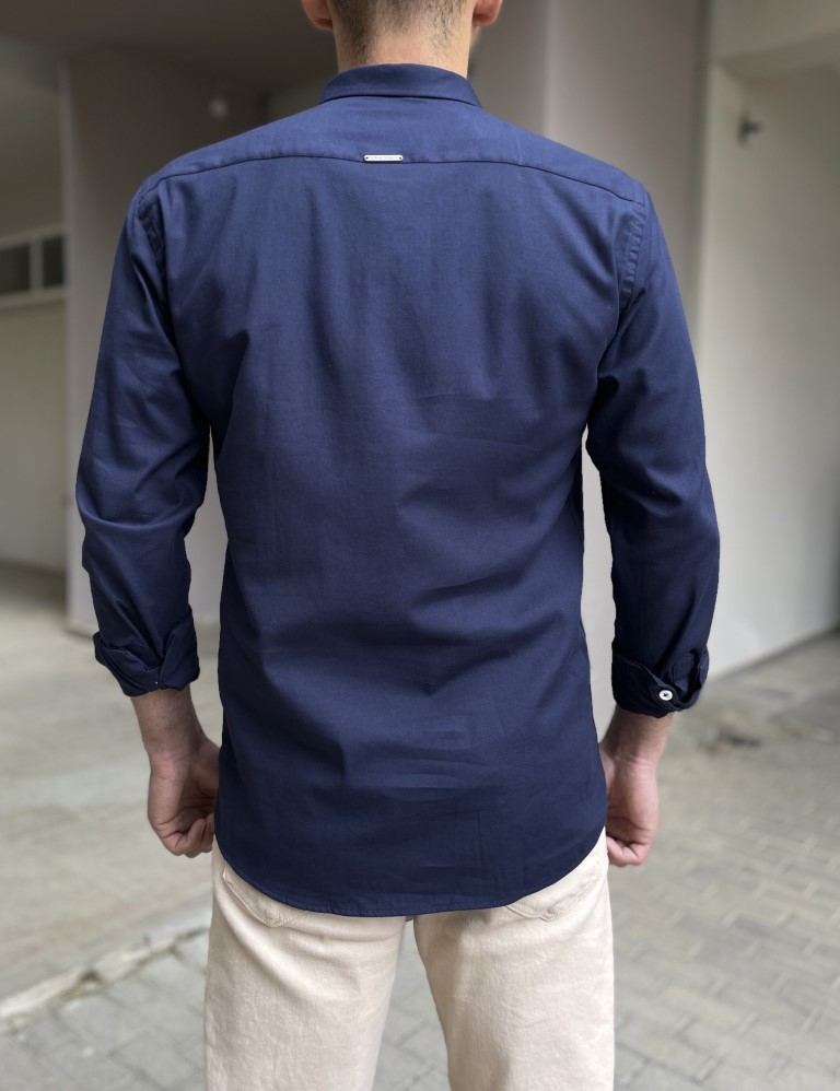 Ben Tailor ανδρικό μπλε πουκάμισο Harmony 0395L φωτογραφία
